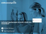 Leitung Ergotherapie (m/w/d), Klinik Am Osterbach - Bad Oeynhausen