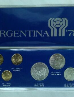 Münzsatz Argentina 78 Argentinien 78 Münzen 1978 - Hagen (Stadt der FernUniversität) Dahl