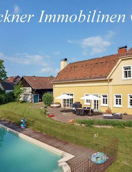 St. Ingbert Süd! Luxuriöses Hofanwesen mit Park und Pool! - Sankt Ingbert