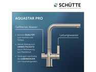 Schütte Spültischarmatur AQUASTAR PRO mit Filtersystem für Trinkwasser, praktische Cold-Start-Funktion