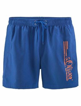 s.Oliver Badeshorts Philip mit Logo-Print im Used-Look