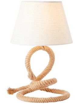 Brilliant Tischleuchte Sailor, ohne Leuchtmittel, Tischlampe natur/weiß