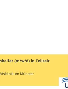 Produktionshelfer (gn*) in Teilzeit - Münster