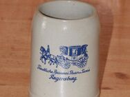 Fürstliche Brauerei Thurn u. Taxis Bierkrug Keramik Steinzeug Steingut 0,25 l neuwertig - Borken