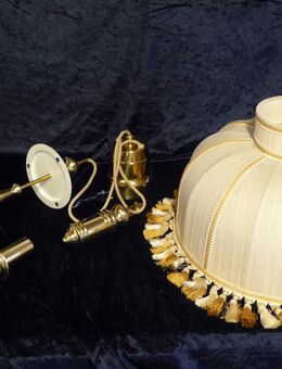 Lampe, Deckenlampe, Messing, höhenverstellbar, 70er (?) - Gütersloh