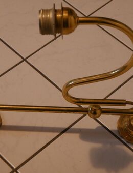 Wandlampe Messing ohne Lampenschirm , Höhe 42cm , Tiefe 34cm - Görlitz