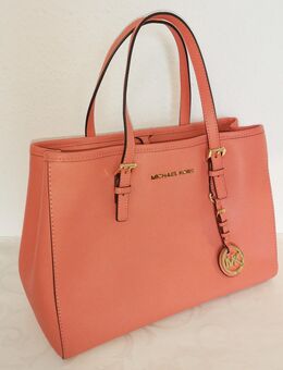 NEUE Michael Kors Jet Set Travel Handtasche Grapefruit Saffiano - Recklinghausen