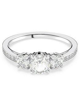 Swarovski Fingerring Stilla Round Attract, mit Swarovski® Kristall