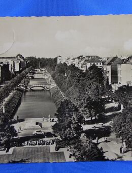 Düsseldorfs Geschichte / Königsallee -- Seltene alte Foto Postkarte - Wuppertal