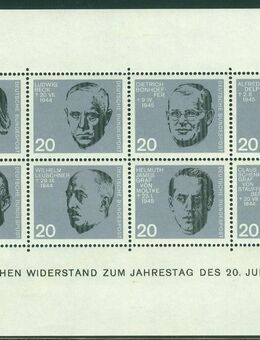 Bund postfrisch Block Nr. 3 (431-38) - Porta Westfalica Zentrum