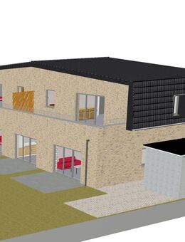 Top-Lage, Neubau: 2-Zimmer Erdgeschosswohnung mit PKW-Stellplatz in Friedrichskoog / Nordsee - Friedrichskoog