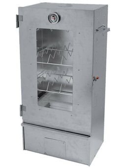 Grill Räucherofen Smoker Räucherschrank verzinkt mit Thermometer - Wuppertal
