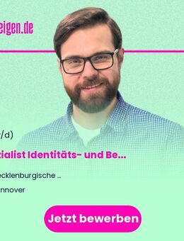 Spezialist (m/w/d) Identitäts- und Berechtigungsmanagement (IAM) - Hannover