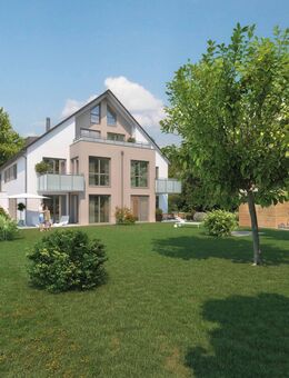 Wohnen im Grünen: 3-Zi-EG-Wohnung mit Süd-West-Terrasse + ca. 190 m² Garten - München