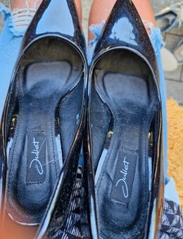High Heels Lack schwarz Grösse 39 - Seeon-Seebruck
