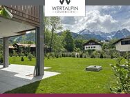 Leben mit direktem Blick auf das Wettersteinmassiv: Großzügige Gartenwohnung - Garmisch-Partenkirchen