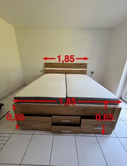 Fantastisches Doppelbett mit oder ohne Matratzen - Dahlem (Nordrhein-Westfalen)