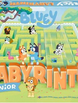 Ravensburger Spiel Bluey, Junior Labyrinth, Familienspiel, Made in Europe