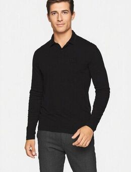 BOSS GREEN Langarm-Poloshirt Pirol Langarm, regular fit, Logo-Stickerei