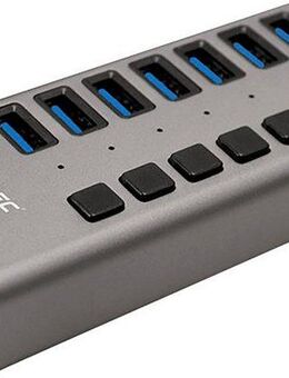 I-TEC USB-Verteiler USB 3.0 Charging HUB 7port + Power Adapter 36 W