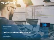 (Senior) Java Entwickler (d/w/m) - Düsseldorf