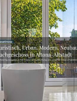 Neuwertiges-Dachgeschoss mit zwei Balkonen und Weitblick in Altona-Altstadt - Hamburg