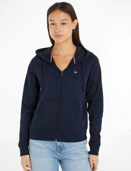 Tommy Jeans Sweatjacke TJW REG S FLAG ZIP THRU mit Logostickerei