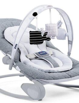 Chicco Babywippe Hoopla, Titanium, mit Spielbogen