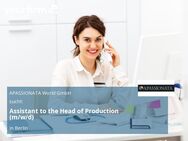 Assistant to the Head of Production (m/w/d) - Berlin