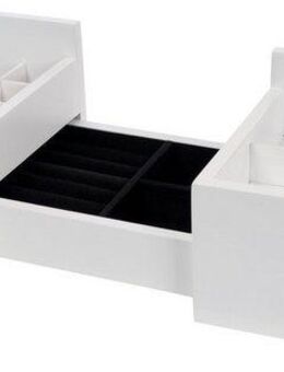 Myflair Möbel & Accessoires Kosmetikbox Marlisa, weiß, ausziehbar, auch ideal als Schmuckkasten