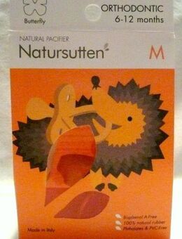 Natursutten Butterfly, Orthodontic, Schnuller, Gr. M, 6-12  Monate - Niederfischbach