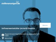 Softwareentwickler (m/w/d) Finance - München