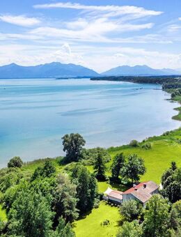 Traumhaftes Haus am See. Liegenschaft mit spektakulärem See- und Bergblick. - Seeon-Seebruck