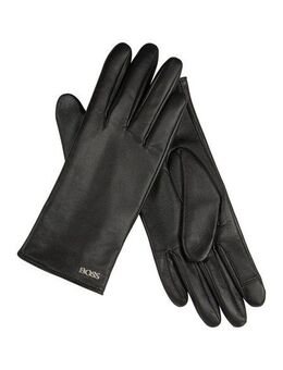 BOSS Lederhandschuhe Gueen-ME mit Touch Tech Fingertips