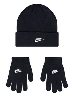 Nike Sportswear Beanie und Handschuhe Set NAN FUTURA BEANIE/GLOVE SET (Set, 2-St) Größe 8-15, für Kinder