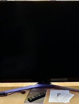 ​​​​​​​Großer Samsung TV HD, 4 K, 58 Zoll Modell UE58MU6199U mit Fernbedienung und mehrsprachiger Bedienungsanleitung - Niederfischbach