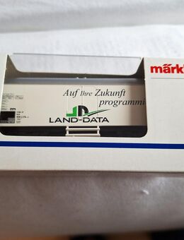 Märklin HO--Geschlossener Güterwagen-Auf ihre Zukunft progammiert--Land Data Reklame Neu OVP - Meckenheim