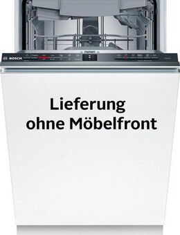 BOSCH vollintegrierbarer Geschirrspüler Serie 2 SPV2HMX42E, 10 Maßgedecke