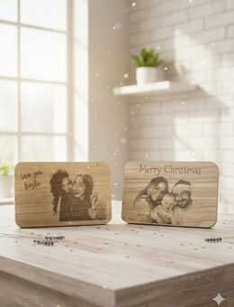 Frühstücksbrettchen personalisiert mit Foto Geschenk Großeltern Mama Papa Freund - Marl (Nordrhein-Westfalen)