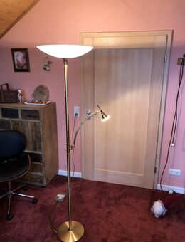 Stehlampe B + M Leuchte Messing - Bucha (Landkreis Saale-Holzland-Kreis)