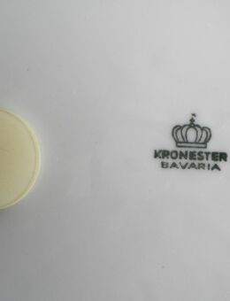 Kronester,Bavaria-Porzellan-Motiv-Sammelteller-St. Peter-Rommerskirchen,ca. 24 cm,Alt - Linnich