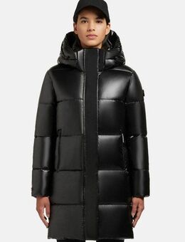 khujo Steppmantel Haya Shiny-YM Wasserdichter gesteppter Damen Winter Kurzmantel