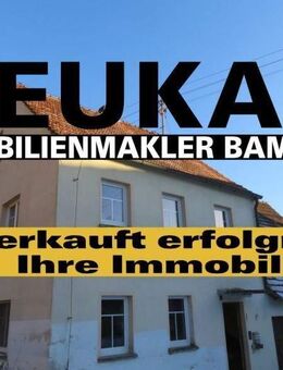 SCHEßLITZ-RÖSCHLAUB: LANDWIRTSCHAFTL.ANWESEN+SCHEUNE Z. KOMPLETT-SANIEREN FÜR 129.000,-EURO - Scheßlitz