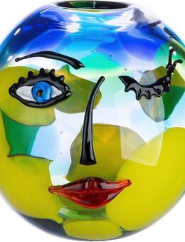 Casablanca by Gilde Kugelvase Novento (1 St), dekorative Vase aus Glas, Blumenvase