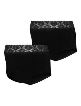 Mamalicious High-Waist-Hipster MLHEAL HW LACE PANTIES 2-P NOOS (Packung, 2-St)