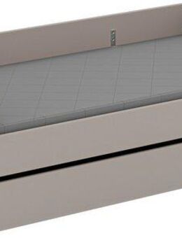 YUNY by PAIDI Kinderbett BROTHER STU mit Bettkasten, Jugendliege, bietet extra Stauraum oder zweite Liegefläche, Kojenliege Taupe