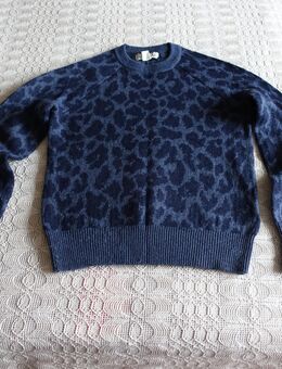 Pullover, Strickpullover, Leo, blau, Gr. XS bzw. ca. Gr. 34, Logg H&M - Hamburg