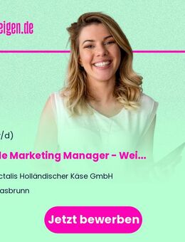 (Junior) Trade Marketing Manager (m/w/d) - Weiße Linie - Grasbrunn
