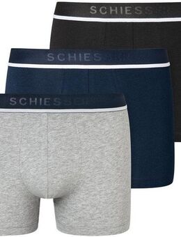 Schiesser Boxer "95/5" (3er-Pack) mit sportlichem Logo-Webgummibund
