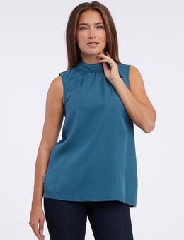 Ragwear Blusentop ANGYC TOP ORG mit Neckholder Kragen